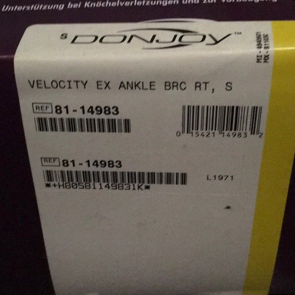 NWT,NIB,Donjoy RIGHT Ankle Brace, Size Small. See pics,Never used - Picture 6 of 8